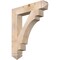 Ekena Millwork Merced Arts & Crafts Smooth Bracket, Douglas Fir, 5 1/2"W x 32"D x 38"H BKT06X32X38MRC03SDF - alternate 1